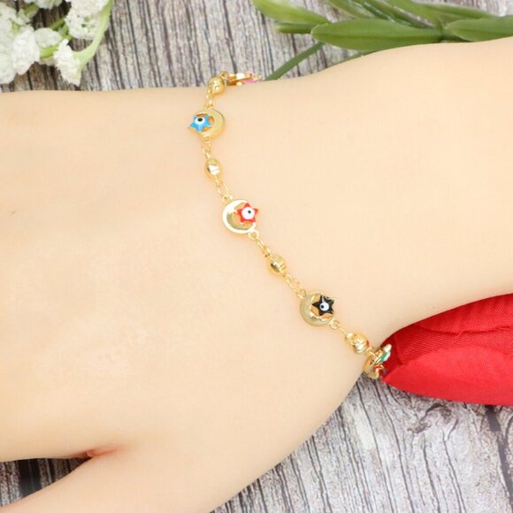 "Trendy Handmade Bracelet – A Stylish Gift for Women & Girls, MAR091941 - Picture 1 of 10